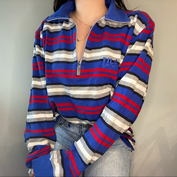 Vintage Fila Half Zip - Picture 4 of 4